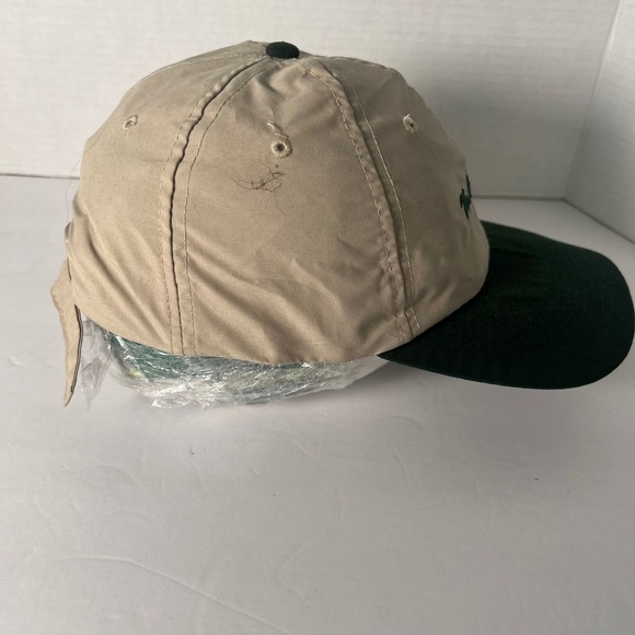 Vintage Otto Cap The Rose Club Embroidered Tan Green Baseball Cap‎ 90's - Picture 2 of 6